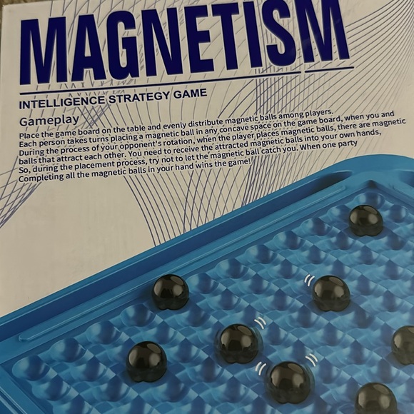 Magnetic Chess Game Set with Stones, Kluster Magnetic Rocks Board Games - Picture 5 of 5